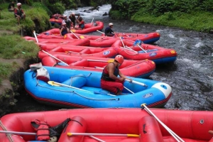 Bali wild water rafting