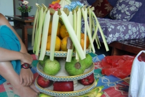 Bali Traditional offering tutorial